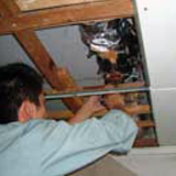 天井・壁の配管補修