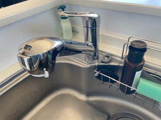 タカギ　JX100MN型混合水栓の水漏れ修理　セラミックバルブ交換　takagi